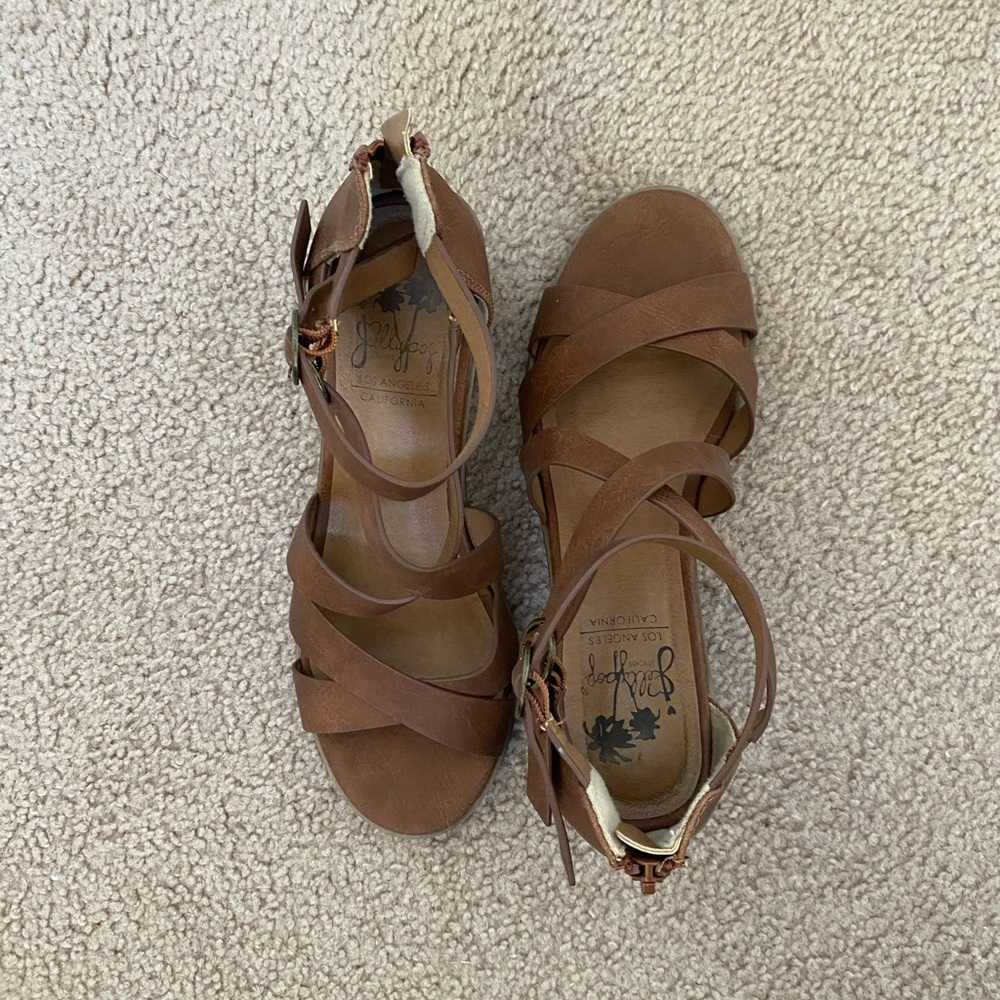Jellypop block heel sandals